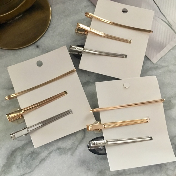 3-piece Tortoise Shell Acrylic Hair Clip Pin Set - Picture 7 of 7